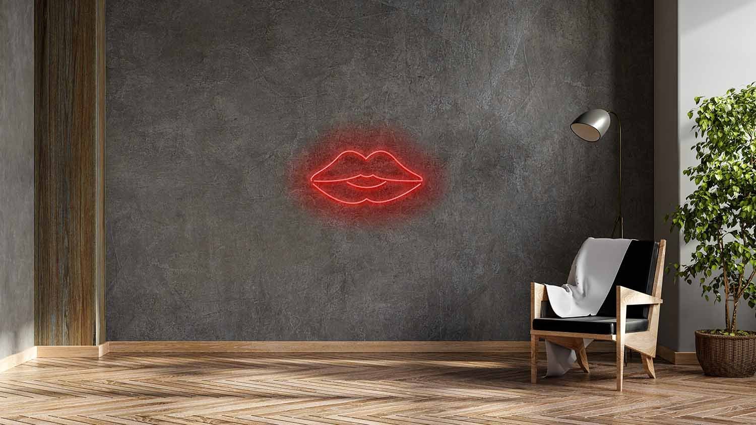 LED Neon Sign “LIPS”