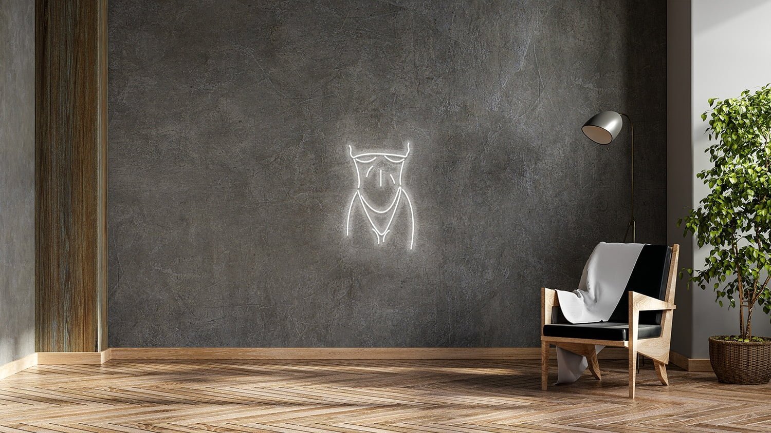 LED neon "GIRL'S BIKINI"