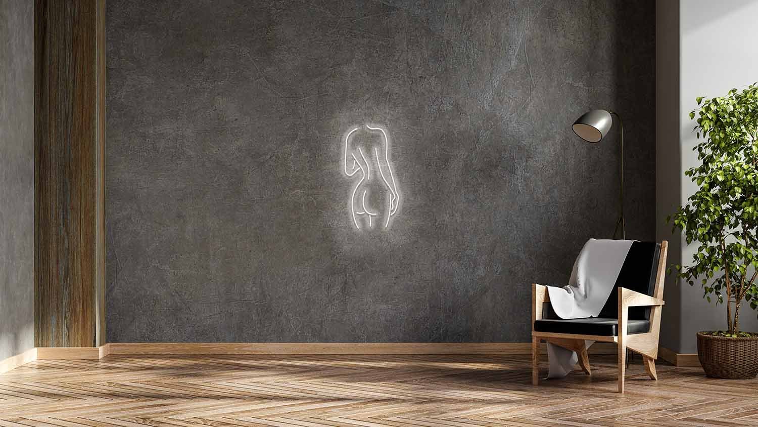 LED neon sign "LADY's BACK"