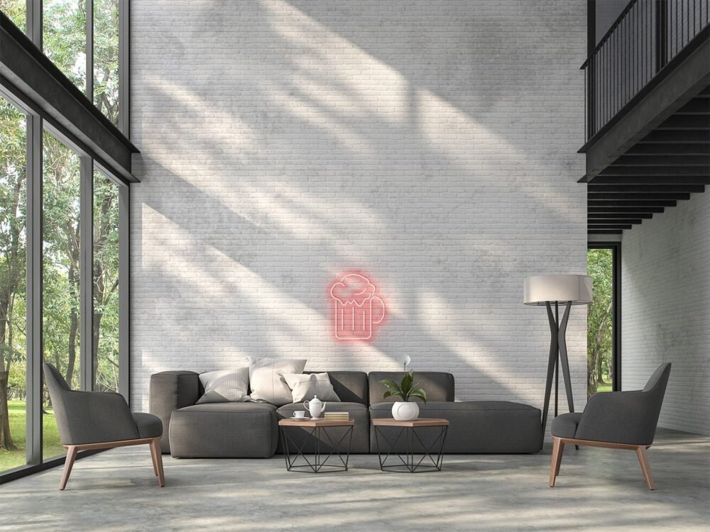 LED neon sign “BEER GLASS”