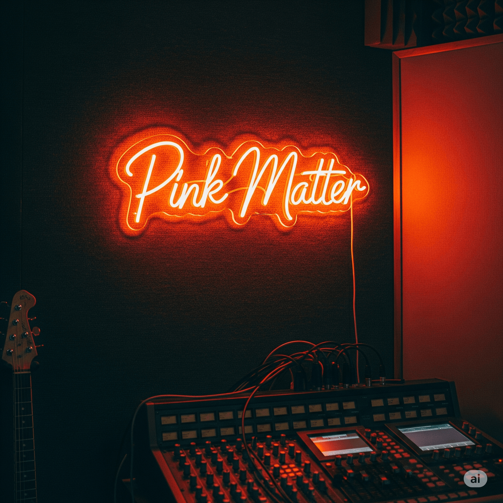 LED neon sign “Pink Matter”