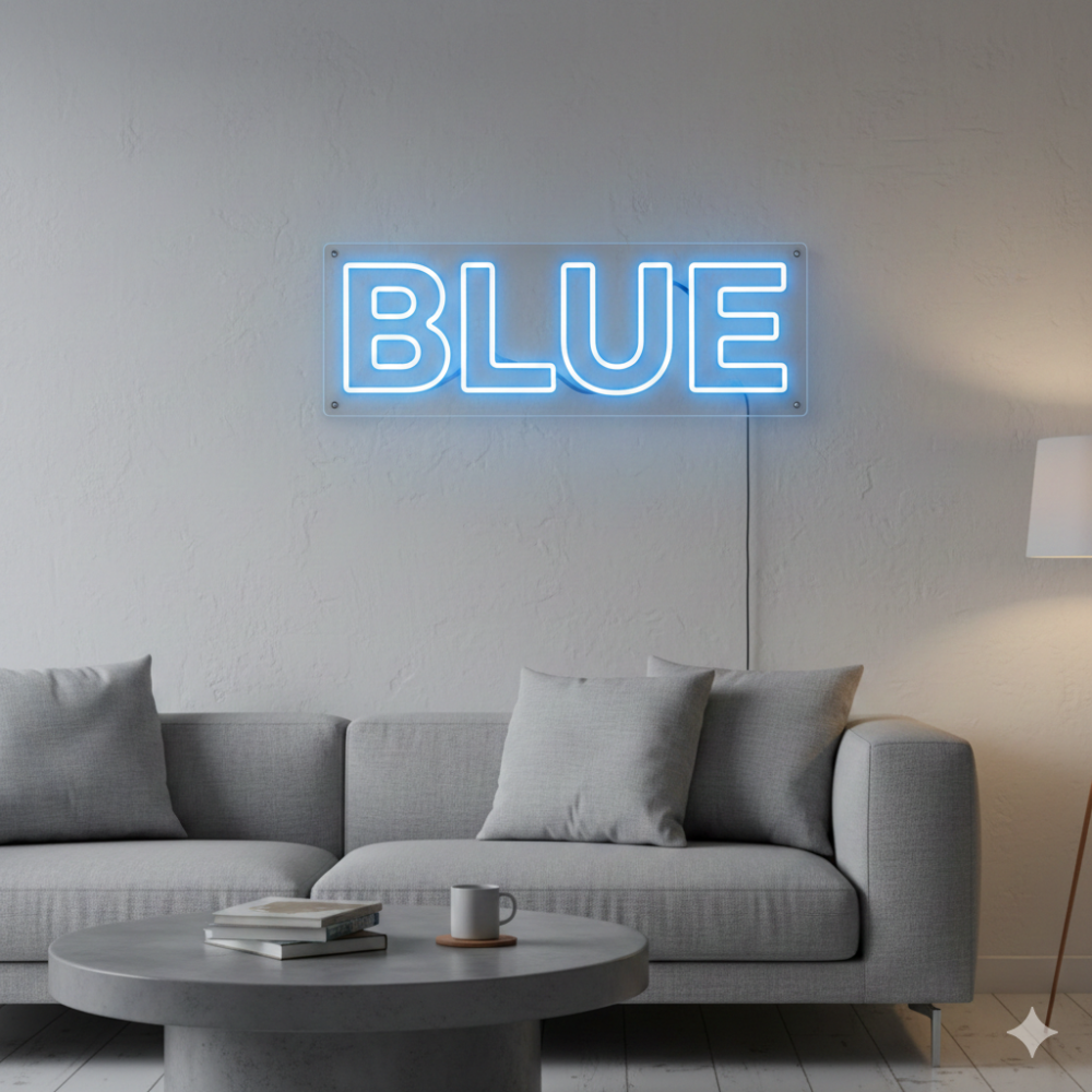 LED Neon Sign “Blue”
