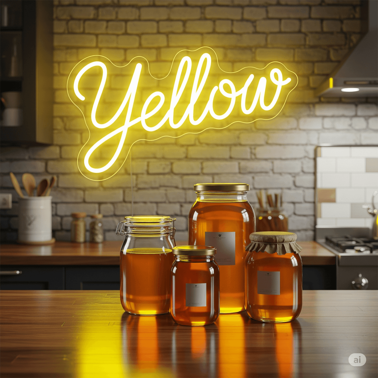 LED Neon Sign “Yellow”