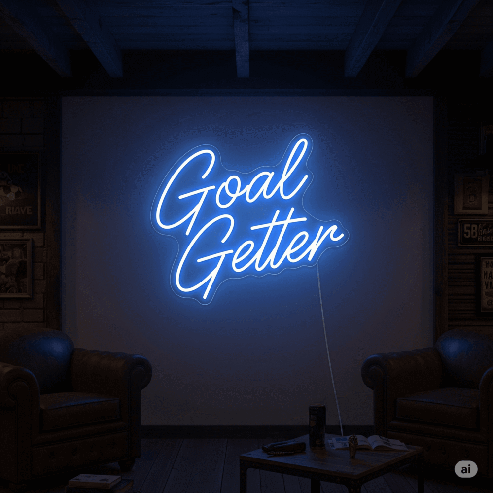 LED neon sign “Goal Getter”