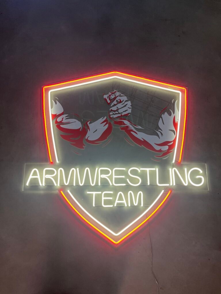 custom led neon logo