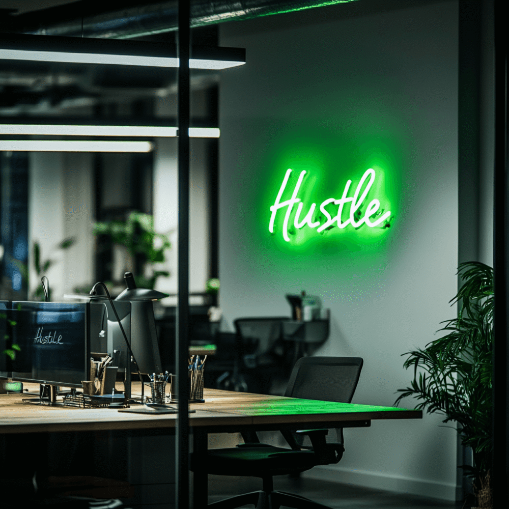 LED Neon Sign “Hustle”