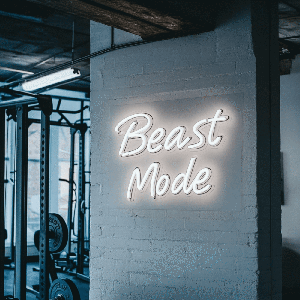 LED neon "Beast Mode"